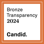 Candid bronze transparency logo